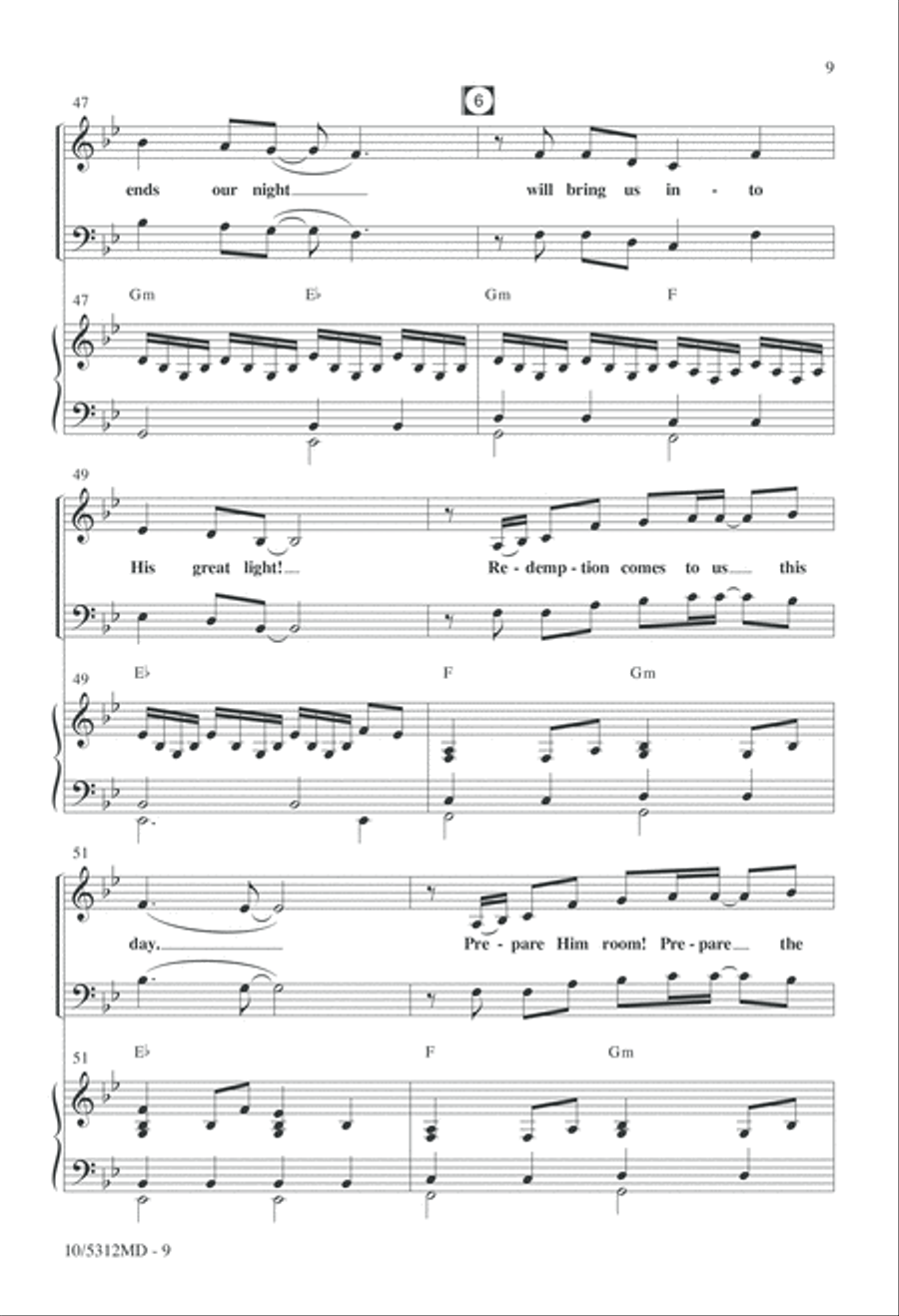 Behold a Savior! Behold a Savior! 4-Part scores gallery preview page 9