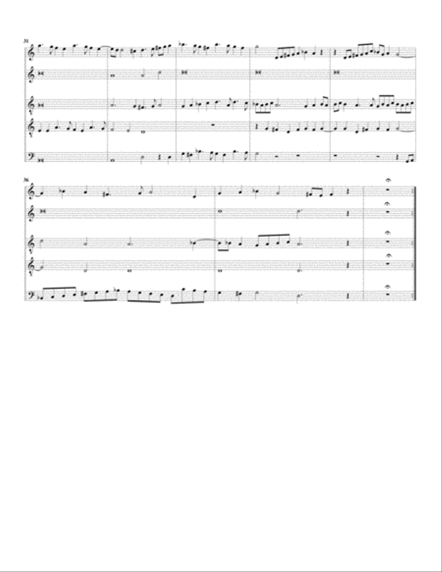 Semper Dowland semper dolens (8, 1604) (arrangement for 5 recorders) Recorder scores gallery preview page 3