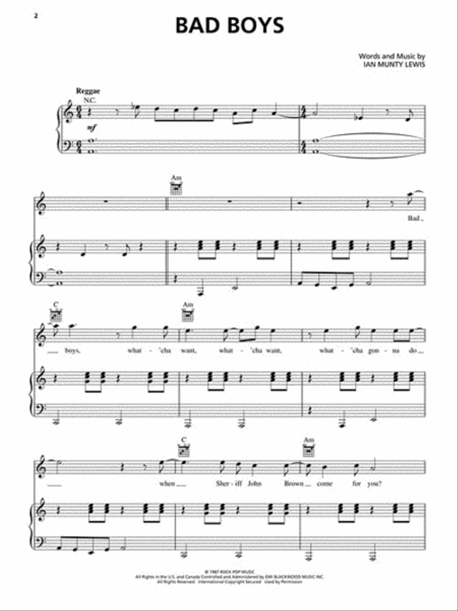 The Reggae Songbook The Reggae Songbook Piano, Vocal, Guitar scores gallery preview page 3