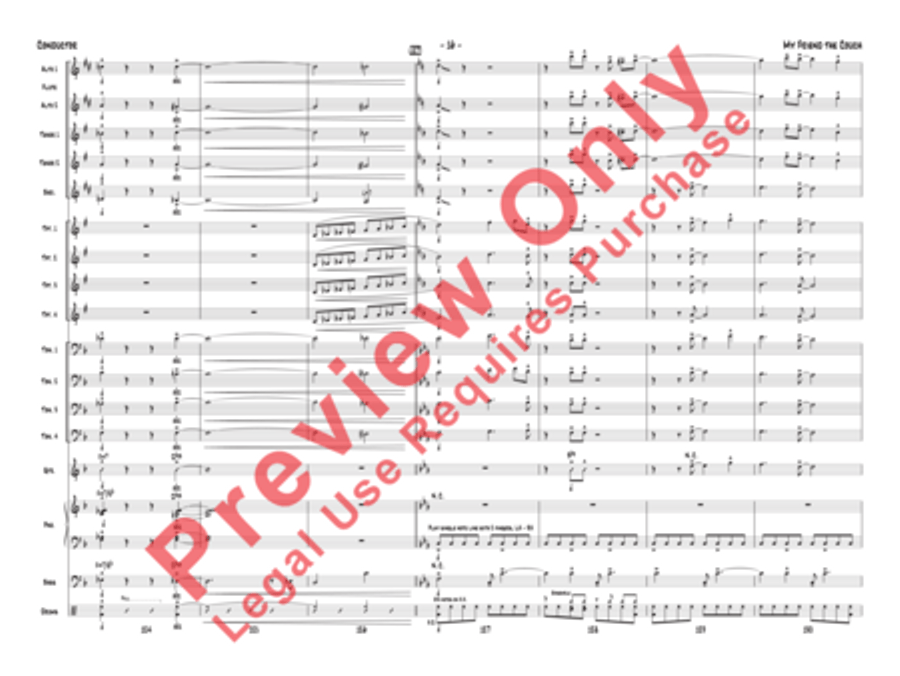 My Friend the Couch Jazz Ensemble scores gallery preview page 19