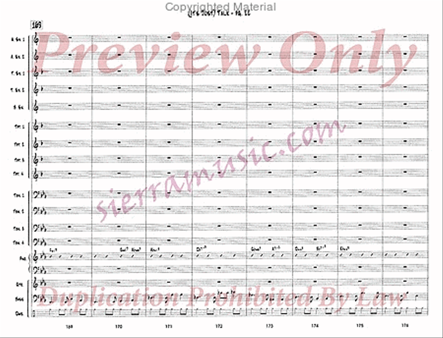 It's Just Talk Big Band scores gallery preview page 23