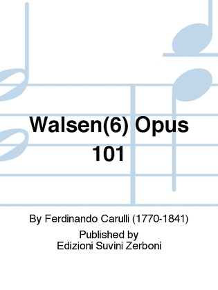 Book cover for Walsen(6) Opus 101