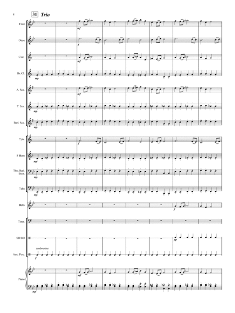 March Mania Concert Band scores gallery preview page 7