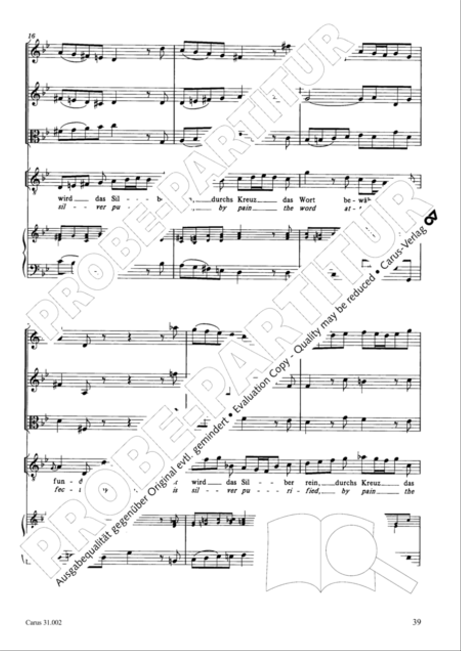 O God, from heaven look on us (Ach Gott, vom Himmel sieh darein) ATB scores gallery preview page 40