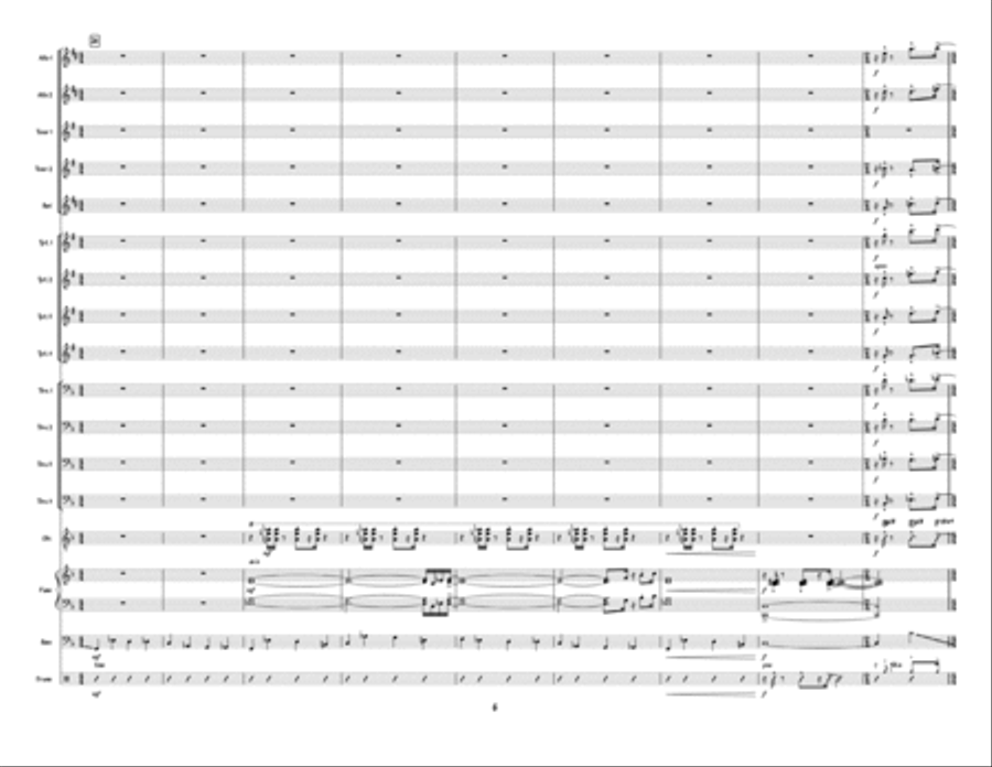 Scioto Shuffle - 17-piece Big Band Chart Jazz Ensemble scores gallery preview page 6