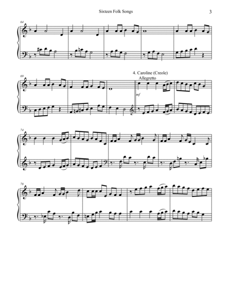Sixteen Folksongs, Op. 171
