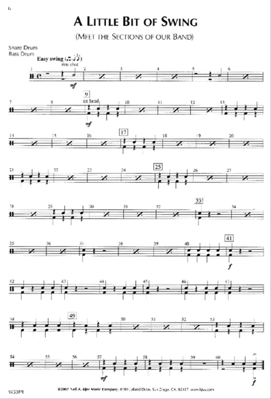 Standard of Excellence: First Performance Plus-Drum & Mallet Percussion Concert Band Methods scores gallery preview page 2