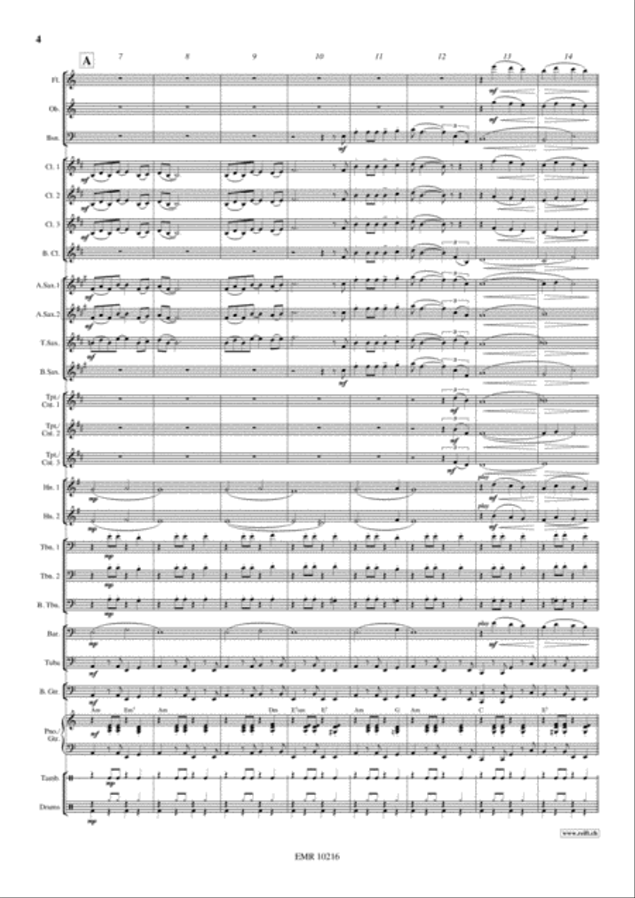 Nathalie Concert Band scores gallery preview page 5