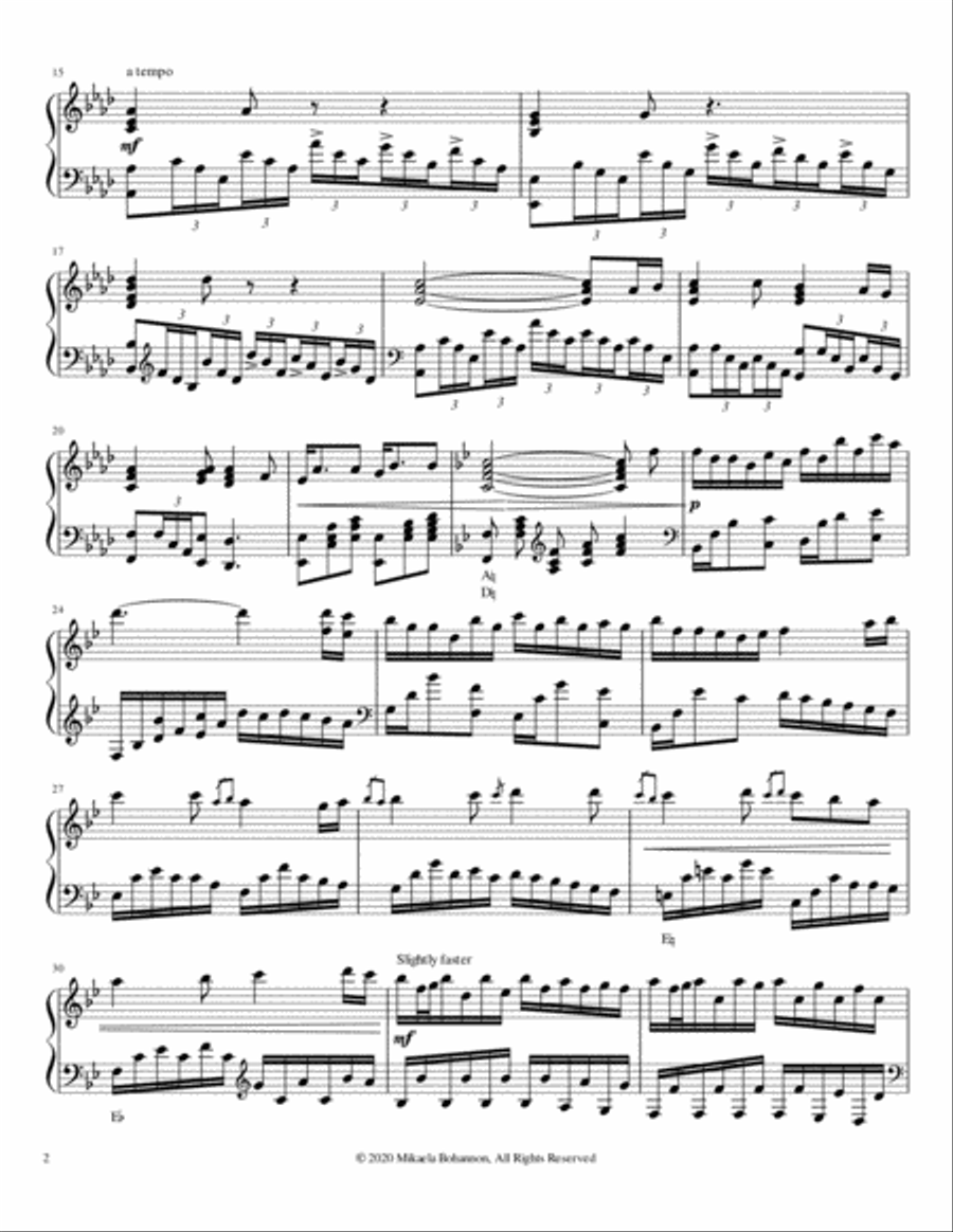In The Garden In The Garden Harp scores gallery preview page 2