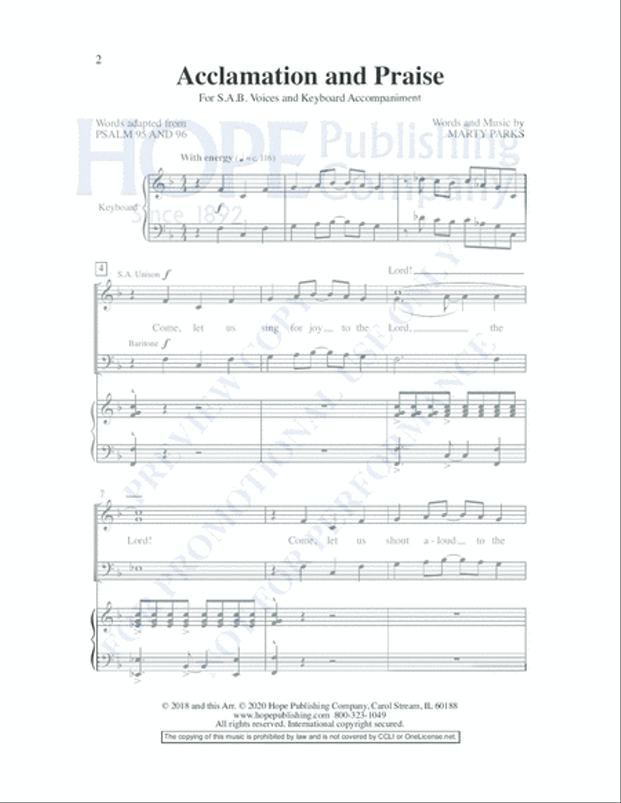 Worship Openers: Introits that Work!, Vol. 5 Choir scores gallery preview page 3