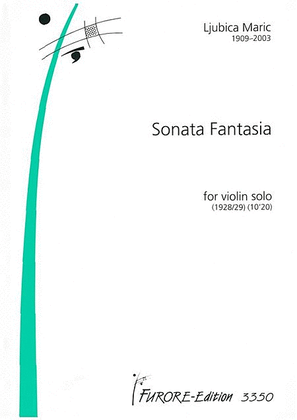 Book cover for Sonata fantasia