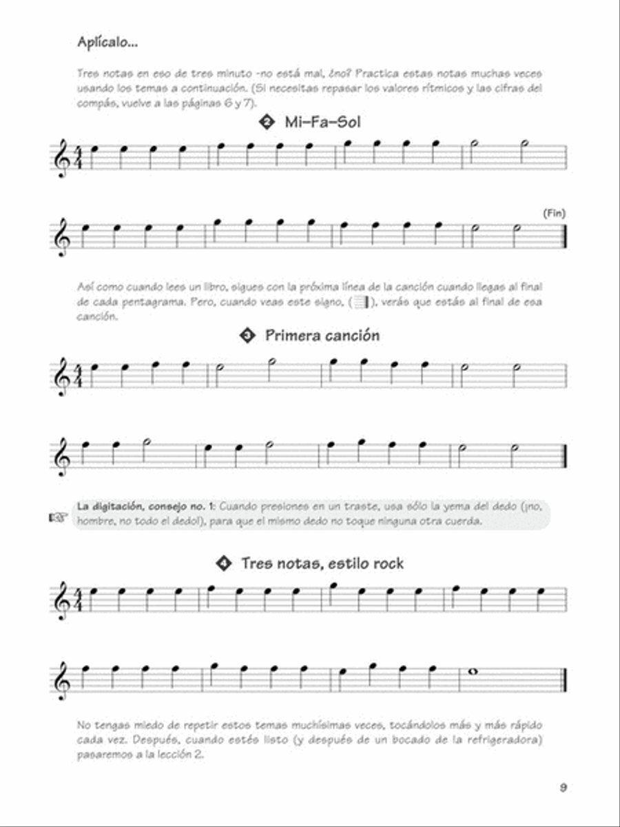 FastTrack Guitar Method – Spanish Edition - Level 1 Guitar Tablature scores gallery preview page 7