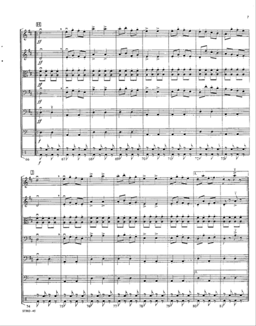 Orpheus in the Underworld: Finale Orchestra scores gallery preview page 6