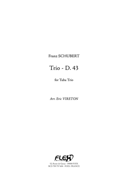 Trio, D. 43 image number null