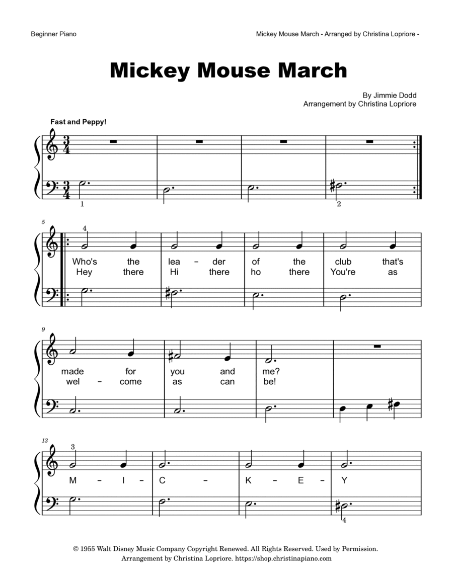 Mickey Mouse March image number null