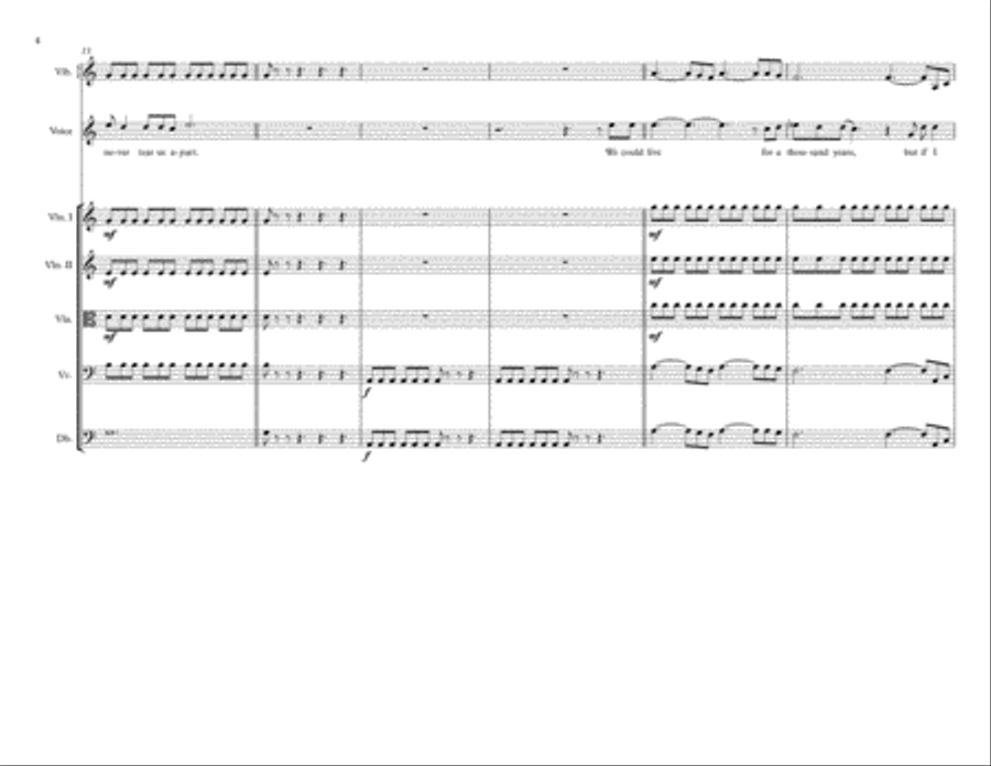 Never Tear Us Apart Large Ensemble scores gallery preview page 4