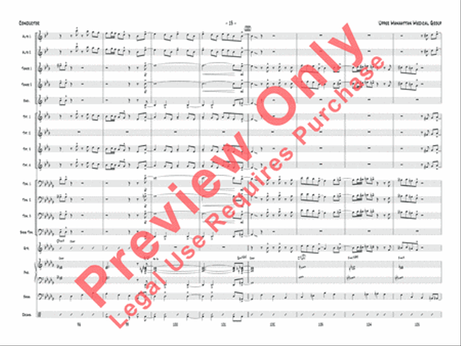 Upper Manhattan Medical Group Jazz Ensemble scores gallery preview page 14