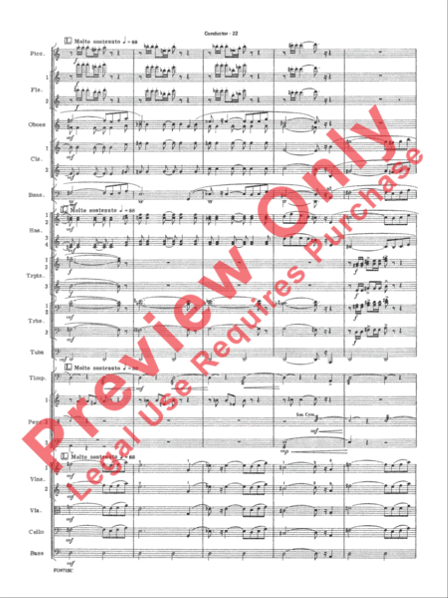 The Empire Strikes Back Medley Full Orchestra scores gallery preview page 25