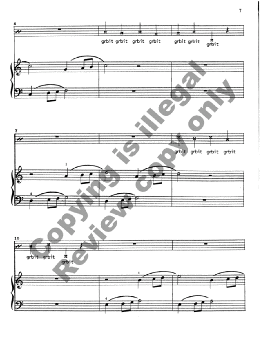 Down on the Farm Easy Piano scores gallery preview page 21