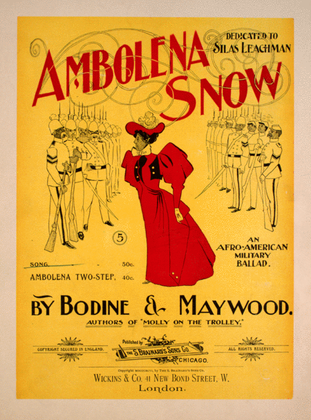 Ambolena Snow. An Afro-American Military Ballad