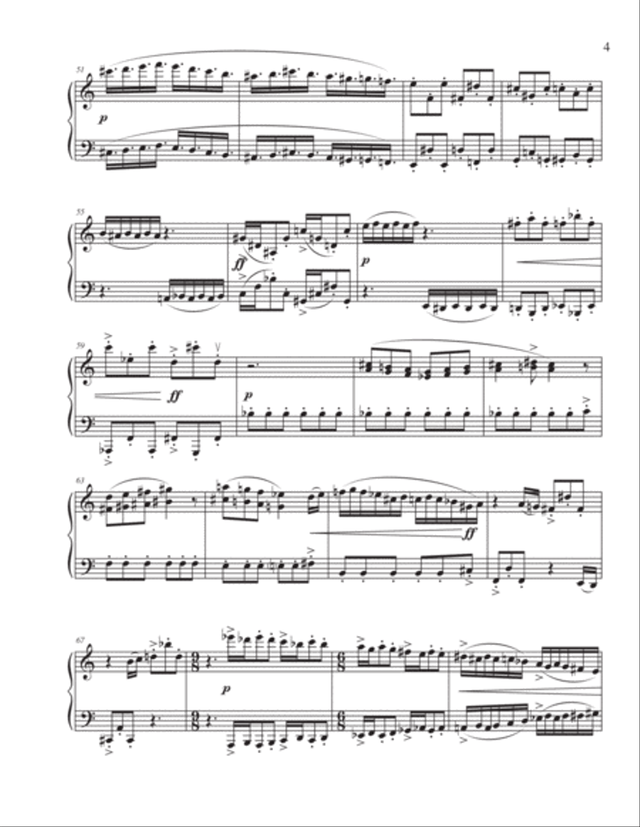 Petite Sonatine for Solo Piano (2015) Piano Solo scores gallery preview page 6
