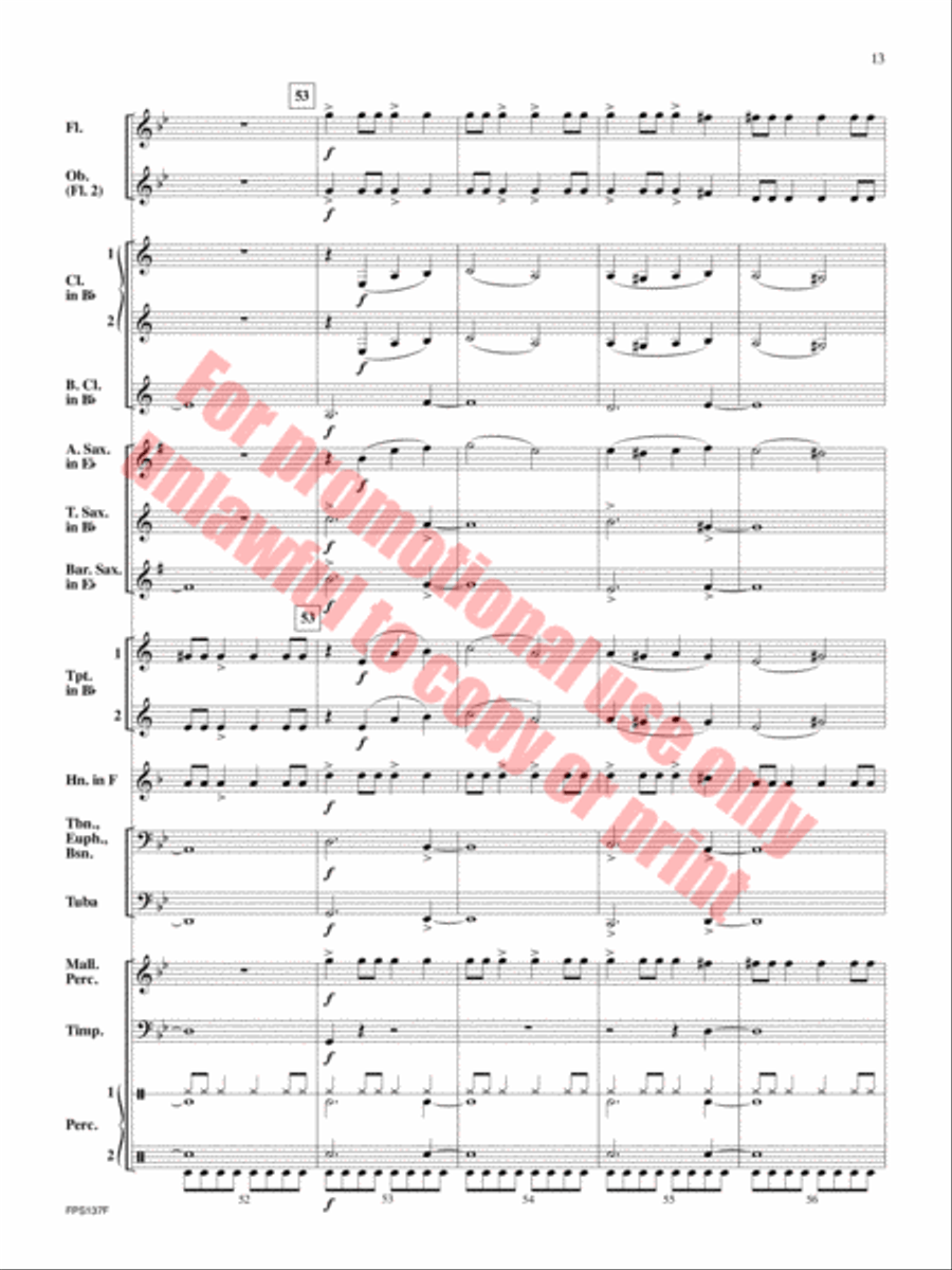 Stryker Concert Band scores gallery preview page 14