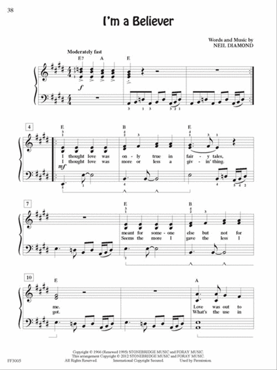 BigTime Piano Kids' Songs Piano Method scores gallery preview page 7