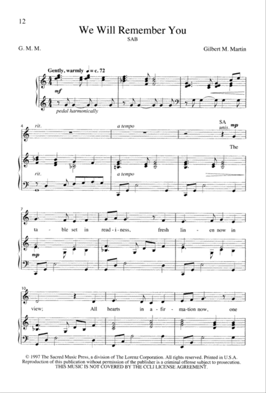 Christ the Crucified 3-Part scores gallery preview page 14