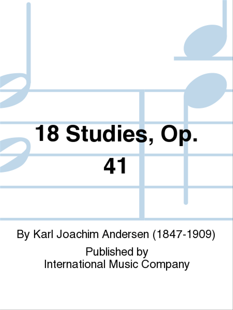 18 Studies, Op. 41 18 Studies, Op. 41 Flute Solo scores gallery preview page 1