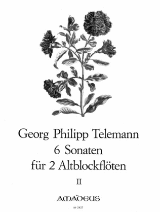 Book cover for 6 Sonatas Vol. 2