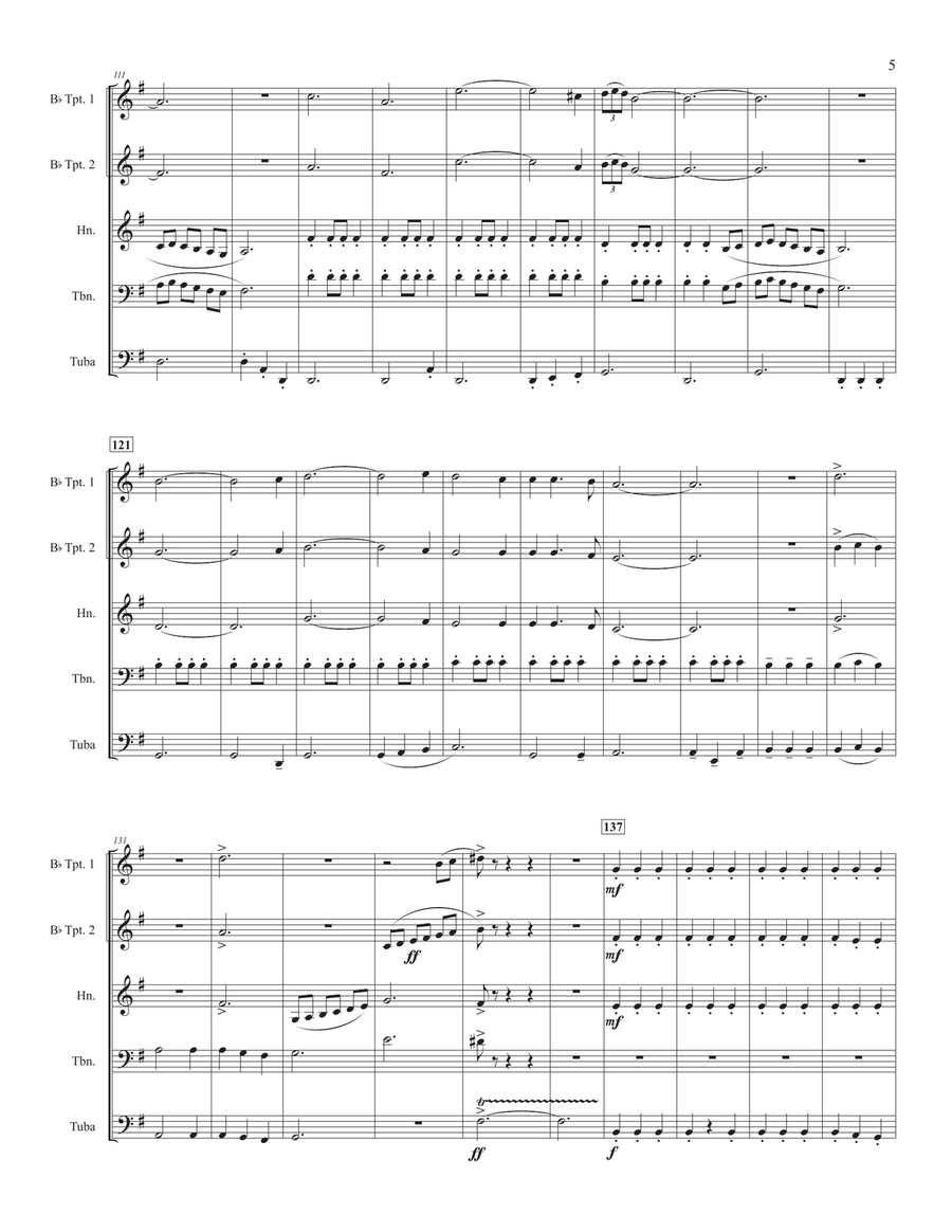 Delilah Brass Ensemble scores gallery preview page 5