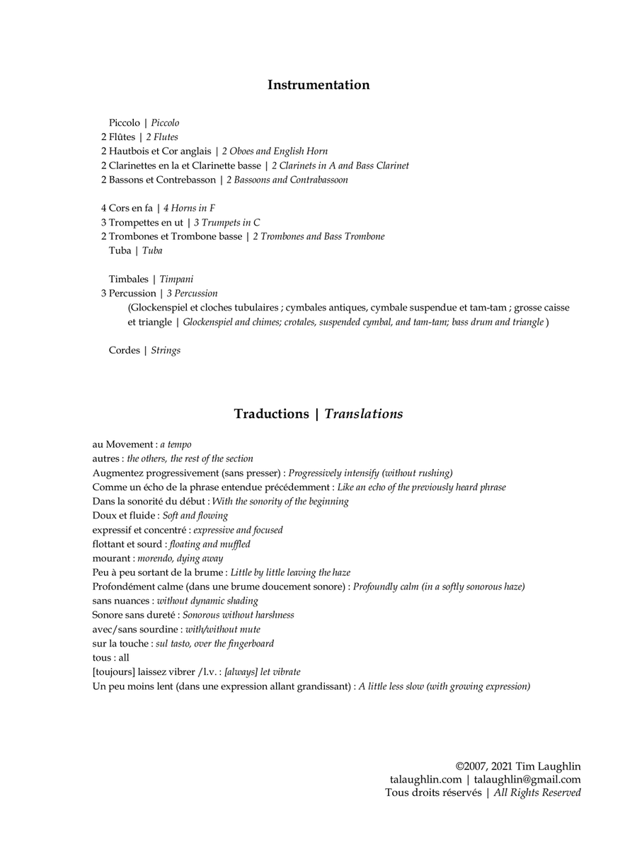 The Sunken Cathedral (La Cathédrale engloutie) Full Orchestra scores gallery preview page 4