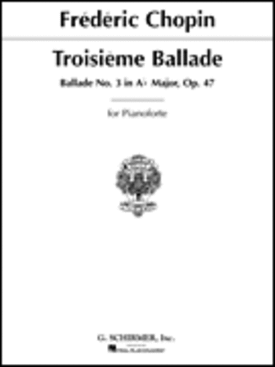 Ballade, Op. 47, No. 3 in A Flat Major Piano Solo scores gallery preview page 1