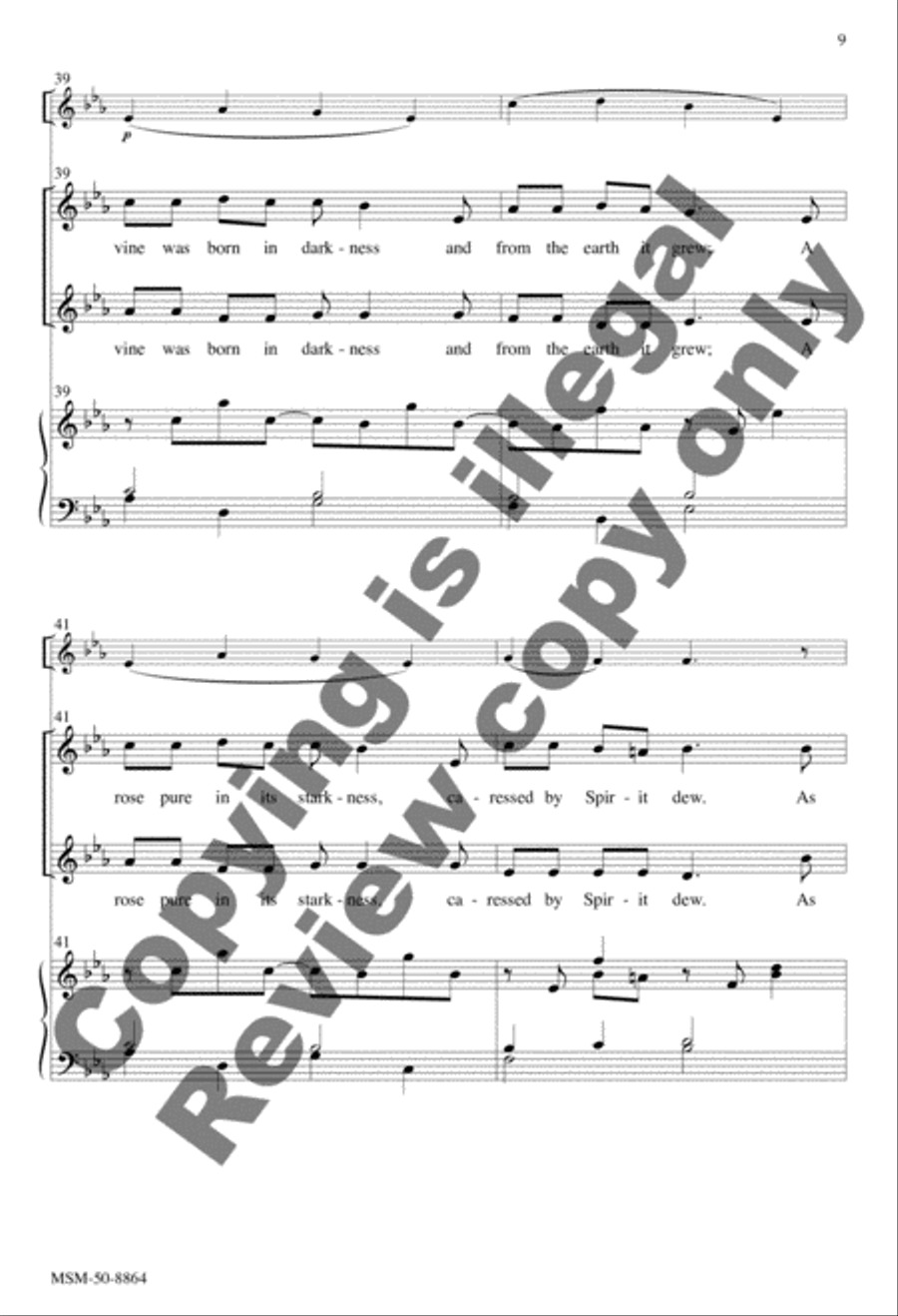 Christ Is the Vine 2-Part scores gallery preview page 9