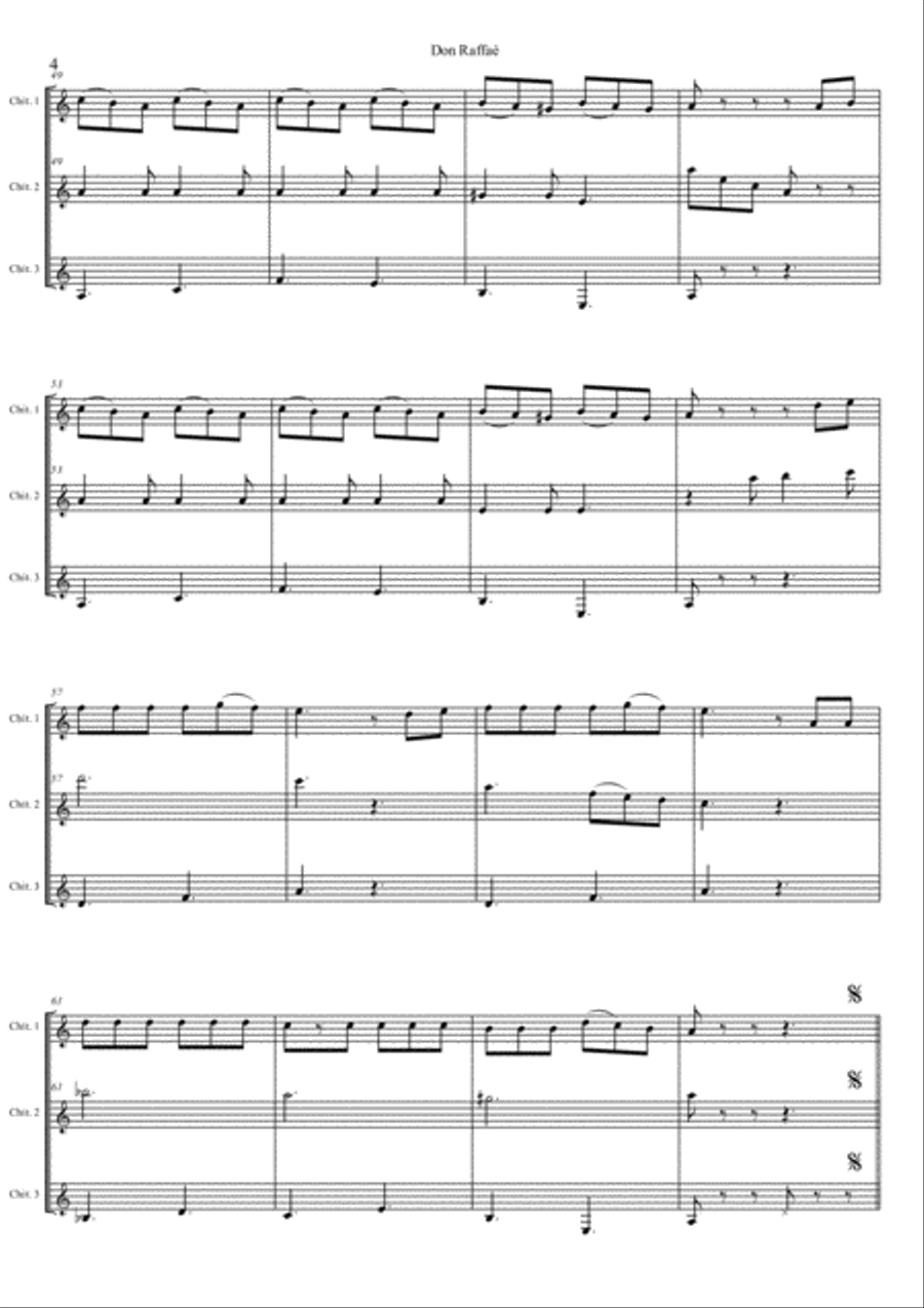 Don Raffae' Don Raffae' Guitar Solo scores gallery preview page 4