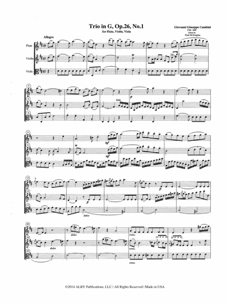 Trios, Op. 26, Nos. 1-3 image number null