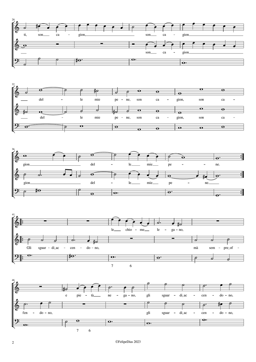 Vaghi rai, pupille ardenti Vocal Duet scores gallery preview page 2