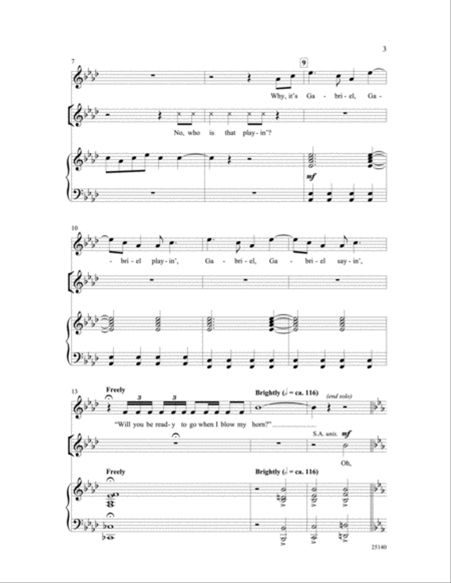 Blow, Gabriel, Blow (from Anything Goes) 4-Part scores gallery preview page 3