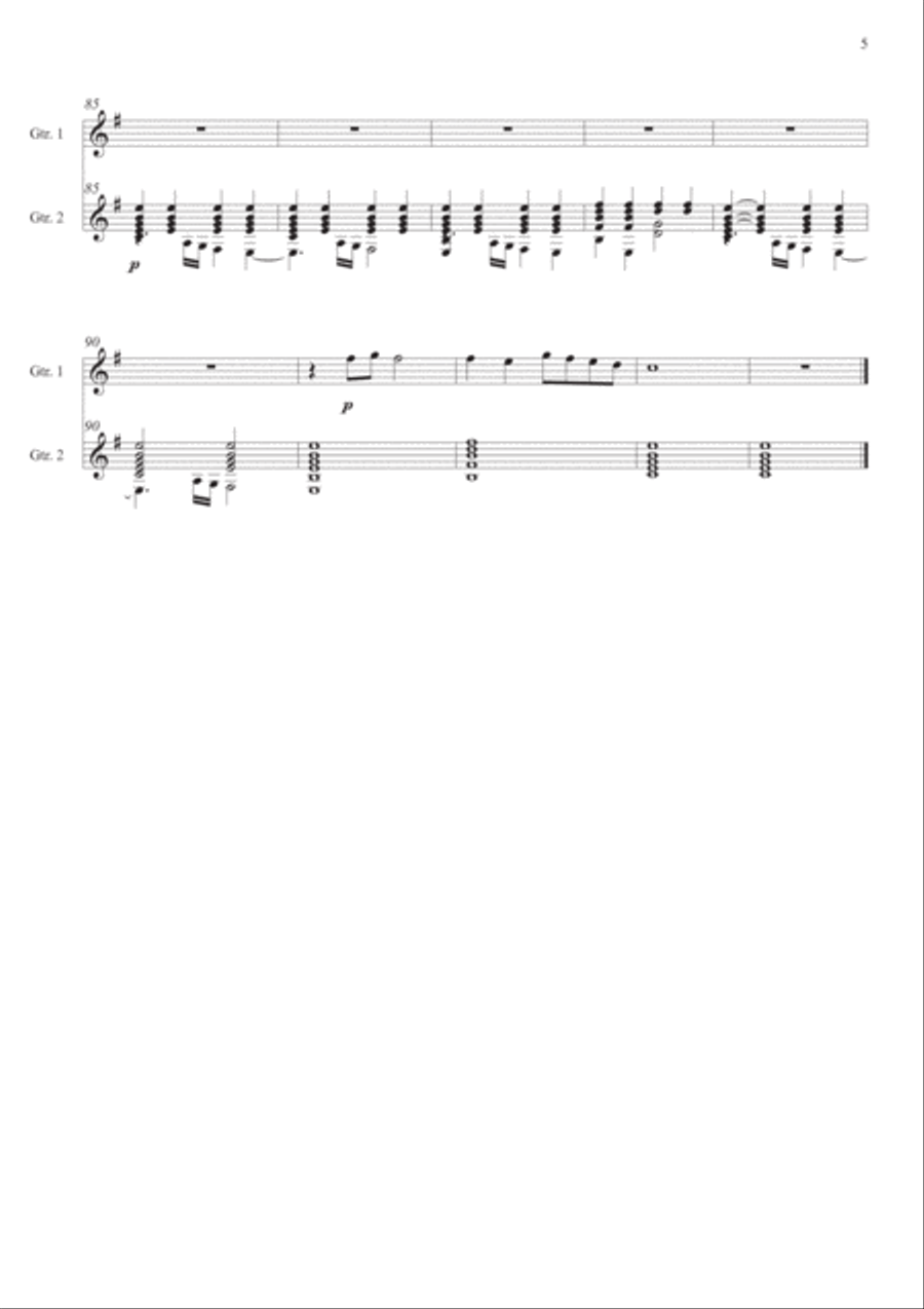 Lovely Guitar scores gallery preview page 5