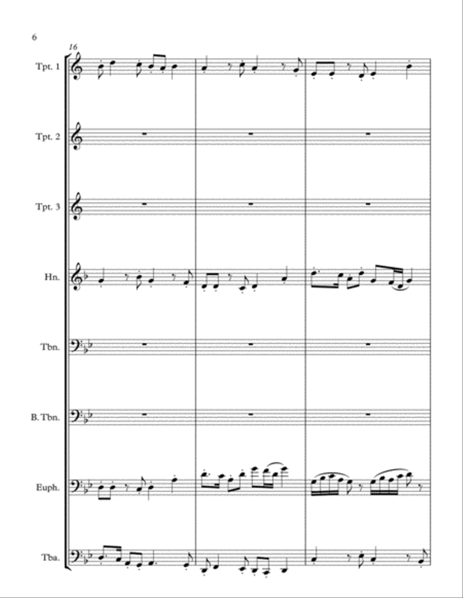 Elements for Brass Octet School and Community scores gallery preview page 6