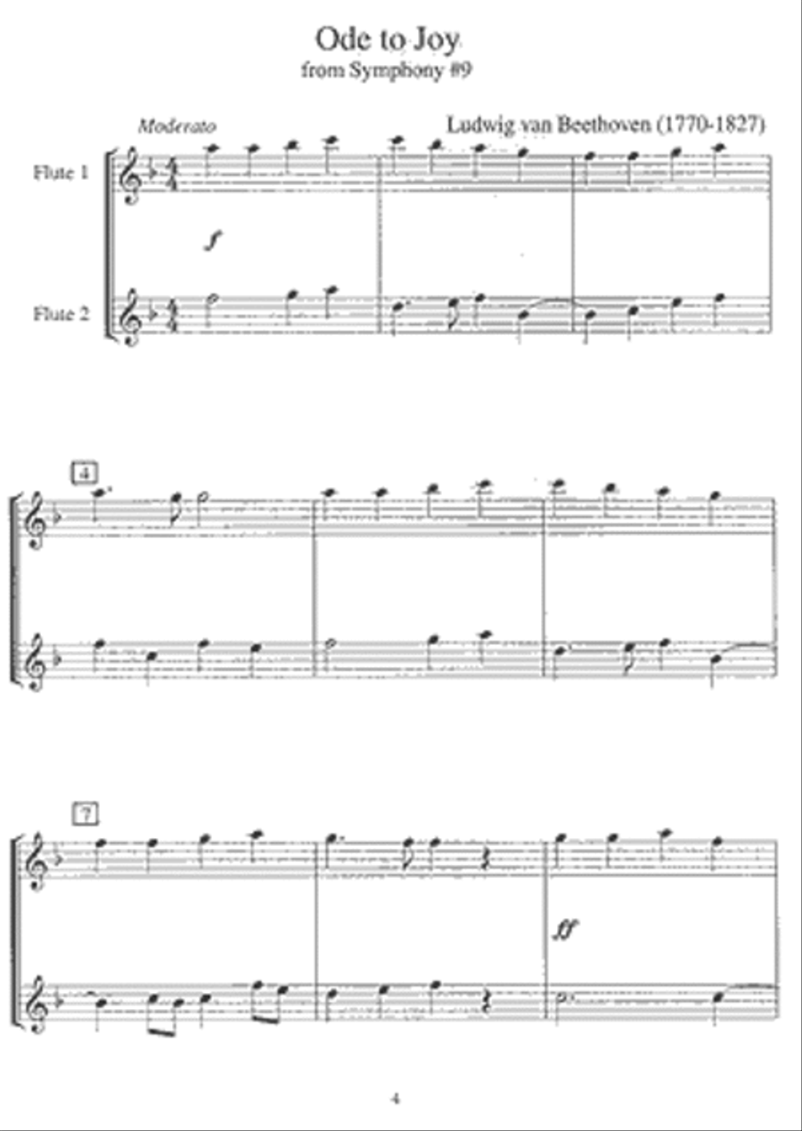 Easy Classics for Flute - with Piano Accompaniment Flute scores gallery preview page 4