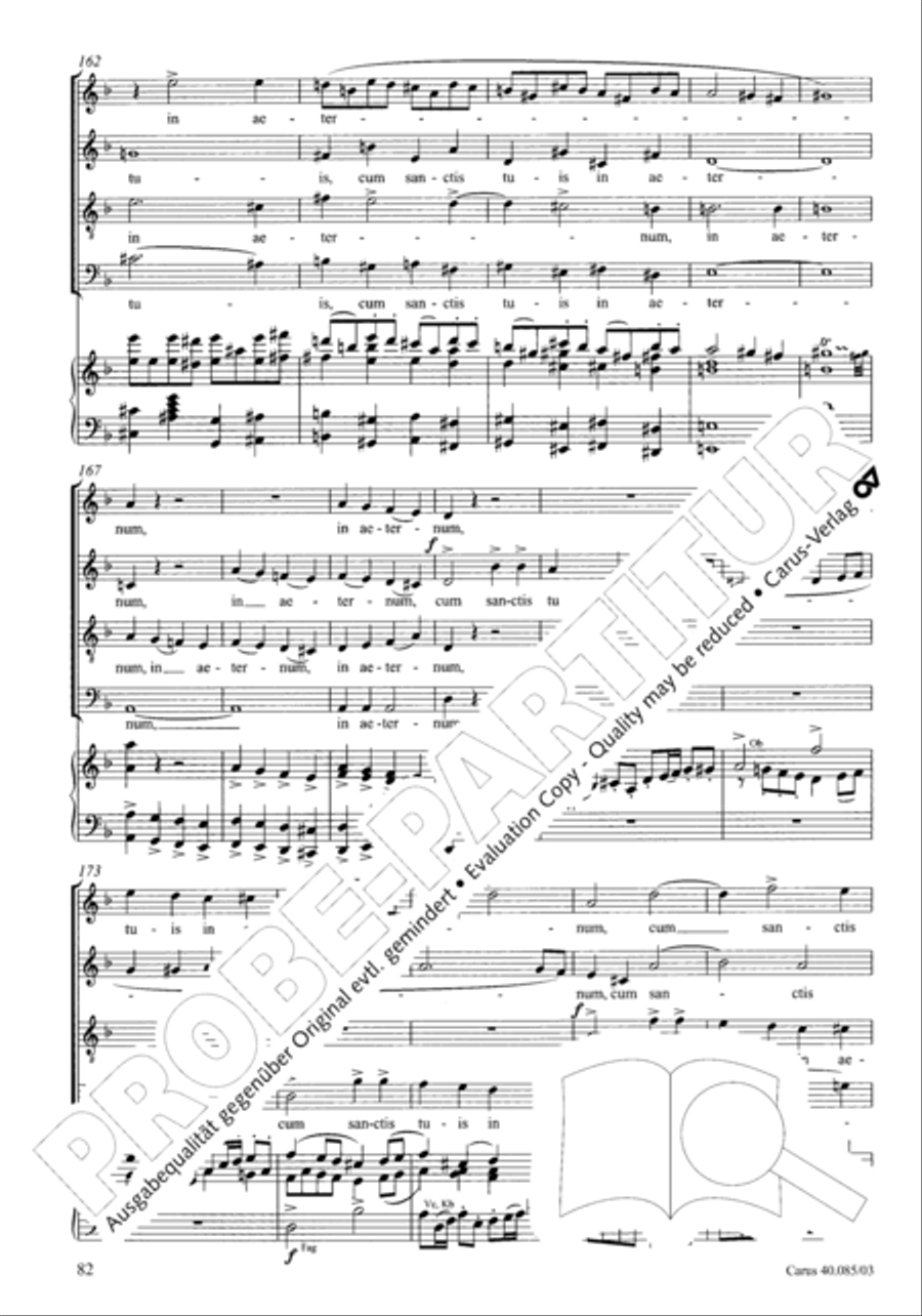 Missa pro defunctis Missa pro defunctis 4-Part scores gallery preview page 83