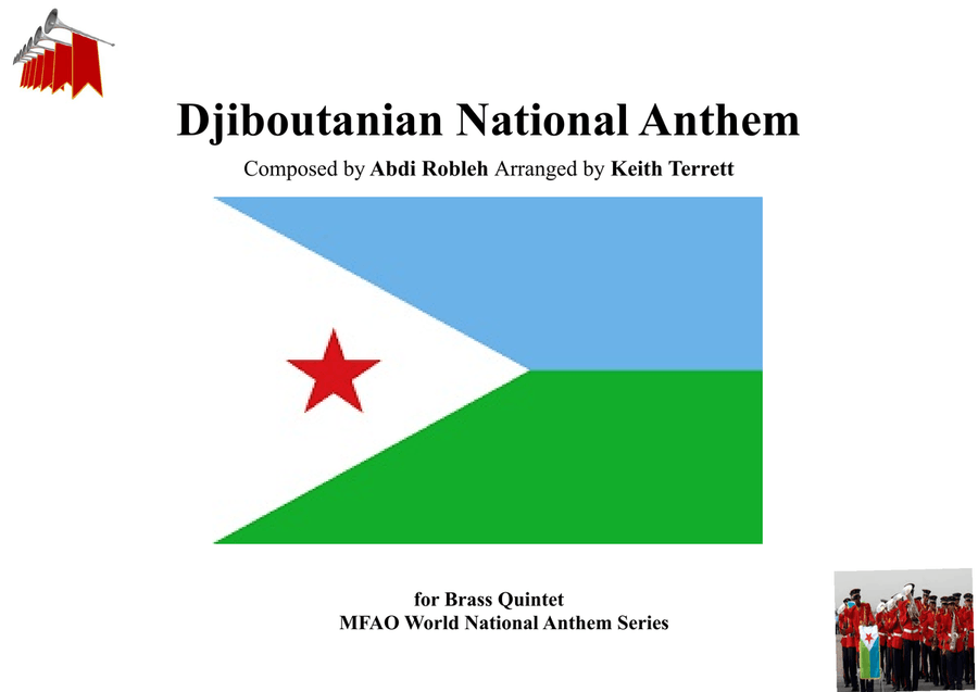 Djiboutanian National Anthem for Brass Quintet Brass Quintet scores gallery preview page 1
