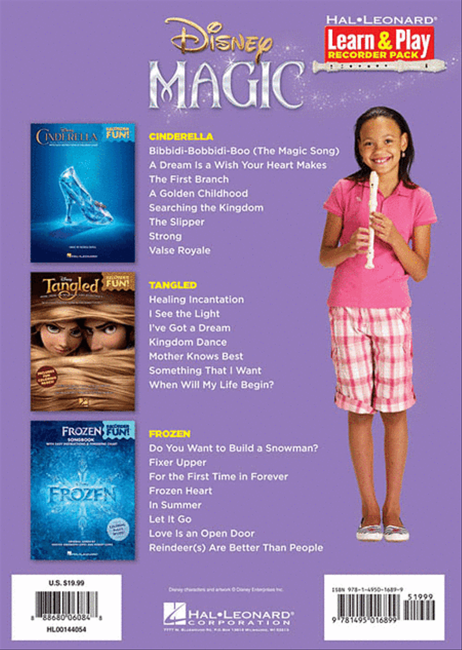 Disney Magic - Learn & Play Recorder Pack Recorder scores gallery preview page 3