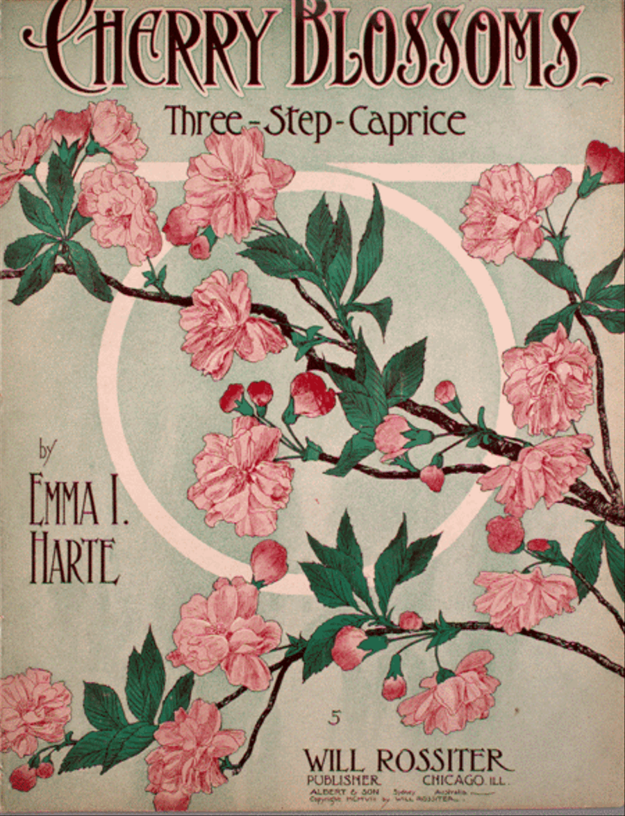 Cherry Blossoms. Three-Step Caprice Piano Solo scores gallery preview page 1