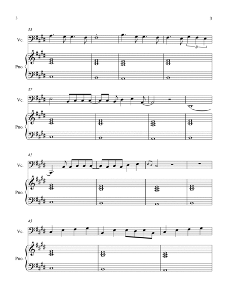 Hold On Piano scores gallery preview page 3