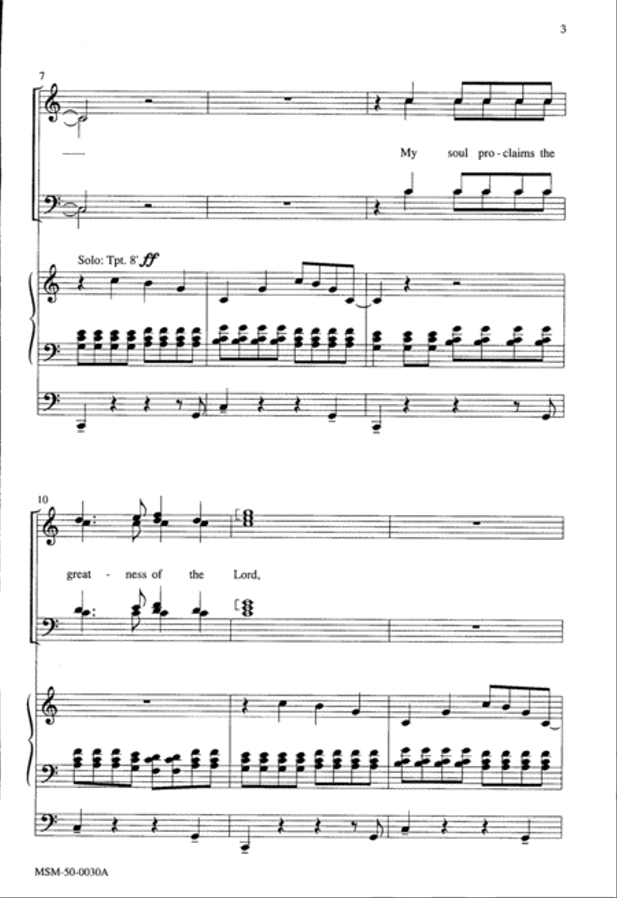 Magnificat (Choral Score) image number null