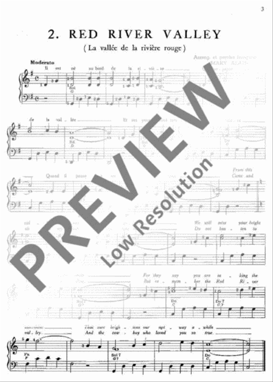 Popular Cow-Boy Songs Popular Cow-Boy Songs Piano Solo scores gallery preview page 4