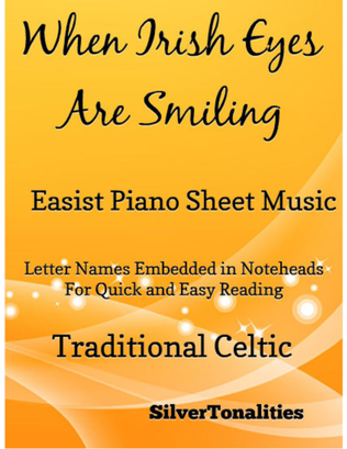 Book cover for When Irish Eyes Are Smiling Easiest Piano Sheet Music