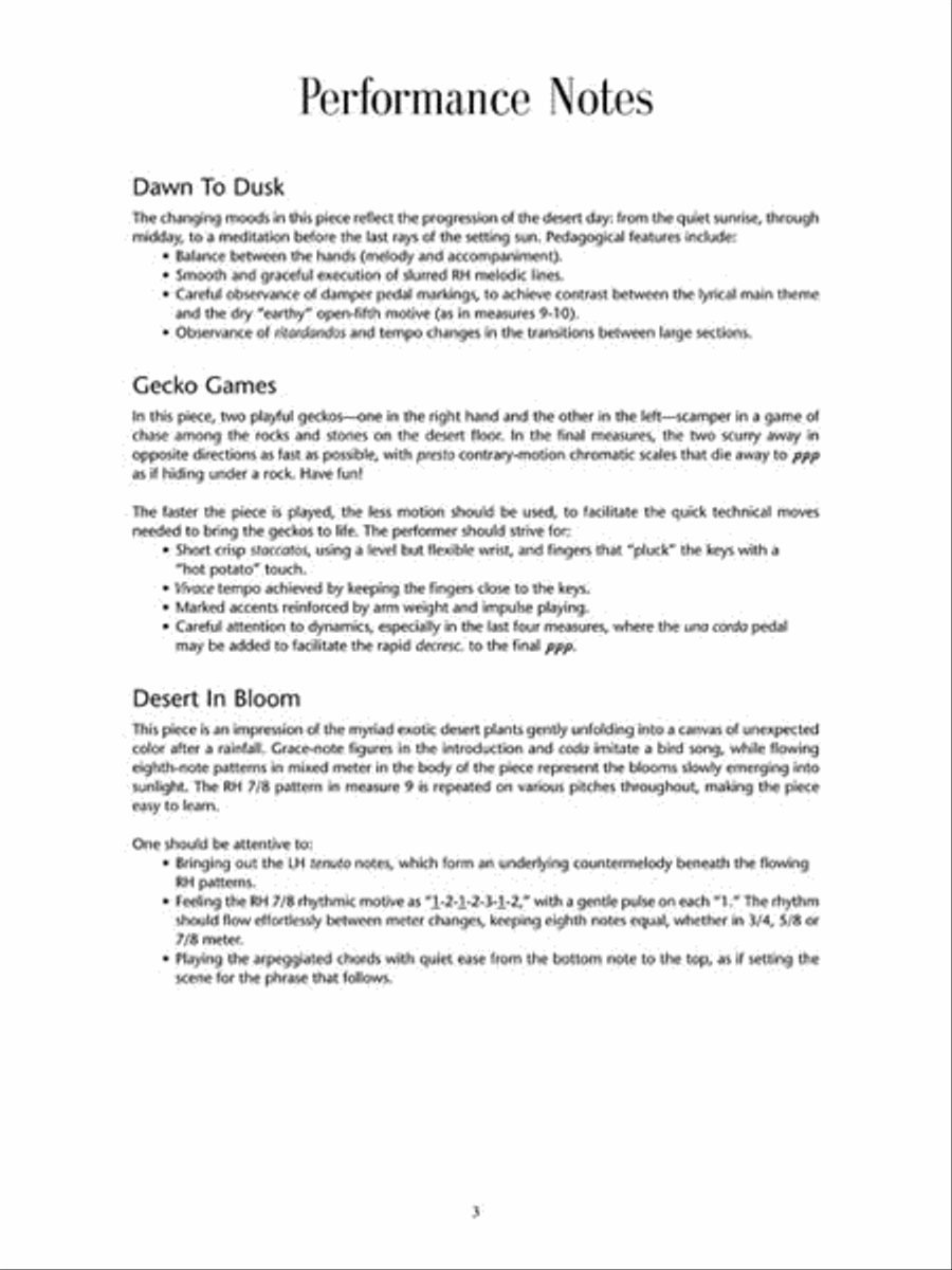 Desert Suite Piano Method scores gallery preview page 3
